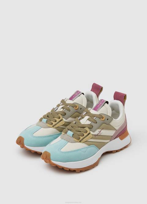 žene mousse kombinirane tenisice s printom sreće Pepe Jeans JZ8H578