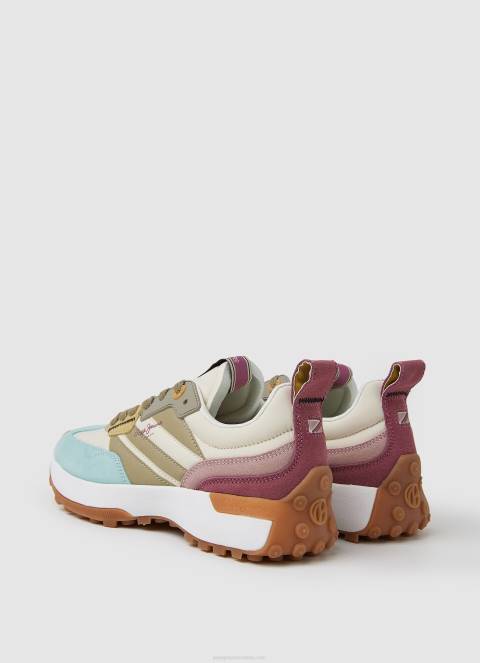 žene mousse kombinirane tenisice s printom sreće Pepe Jeans JZ8H578