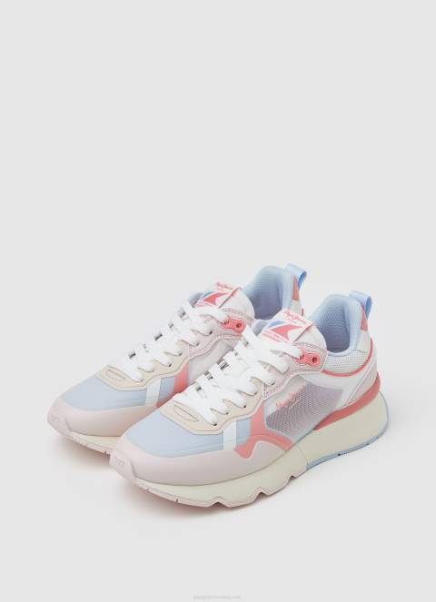 žene nježno ružičasta brit pro svijetle tenisice za trčanje Pepe Jeans JZ8H575