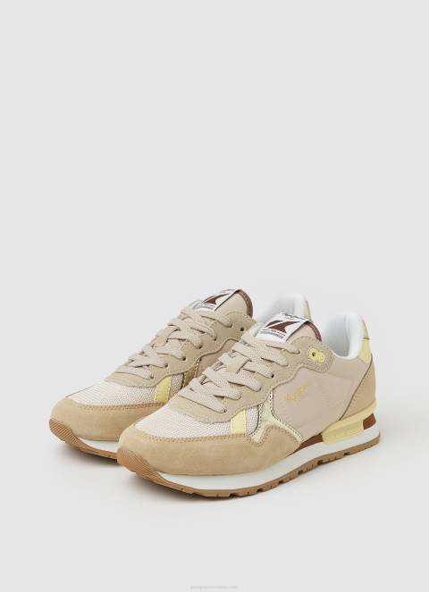 žene od čipke brit heritage kombinirane tenisice Pepe Jeans JZ8H616