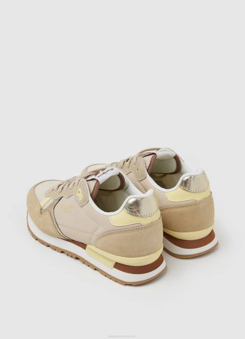 žene od čipke brit heritage kombinirane tenisice Pepe Jeans JZ8H616