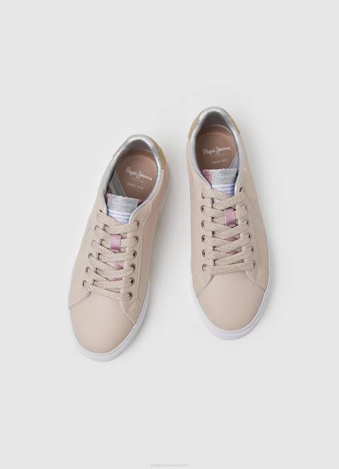 žene ružičasta kenton flag basic tenisice Pepe Jeans JZ8H598