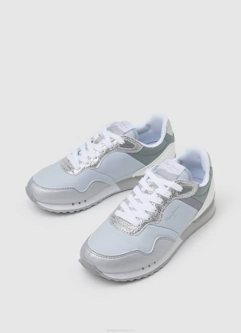 žene srebro albal london tenisice za trčanje Pepe Jeans JZ8H610