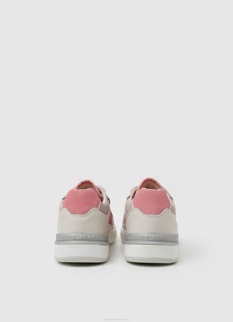 žene svijetla breskva baxter boje kombinirane tenisice Pepe Jeans JZ8H603