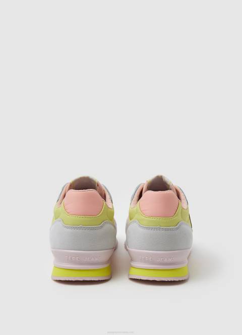 žene svježe ružičasto londonske tenisice za ludo trčanje Pepe Jeans JZ8H621