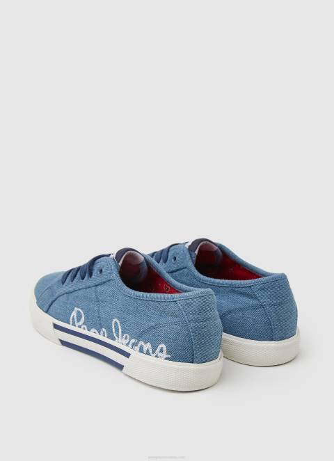 žene tvornički plava basic brady traper tenisice Pepe Jeans JZ8H633