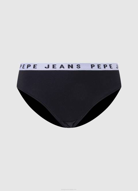 žene bijela klasične gaćice s otisnutim logom Pepe Jeans JZ8H542