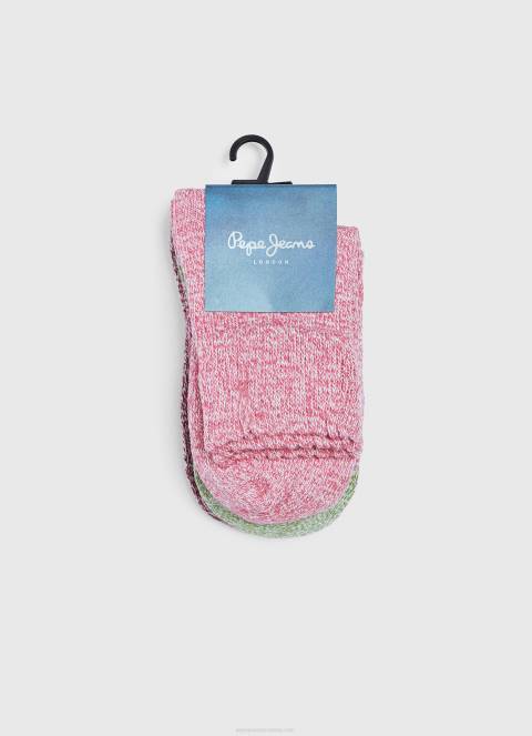 žene multi beliz čarape od 3 komada Pepe Jeans JZ8H551