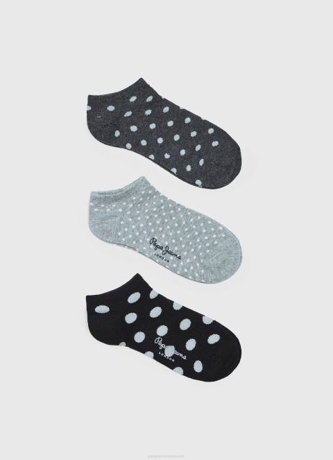 žene multi kris čarape od 3 komada Pepe Jeans JZ8H556