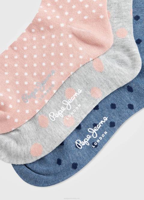 žene multi yara čarape od 3 komada Pepe Jeans JZ8H557