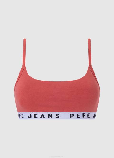 žene studio crvena čvrsti str brlt sportski grudnjak Pepe Jeans JZ8H570