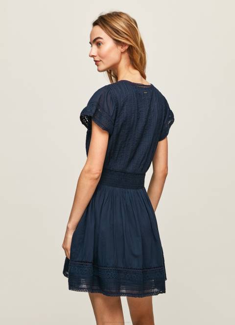 žene dulwich poete vezena pamučna haljina Pepe Jeans JZ8H220