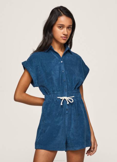 žene jarman kratki baršunasti kombinezon Pepe Jeans JZ8H209