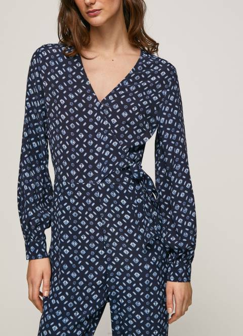 žene multi dugi kombinezon s geometrijskim printom Pepe Jeans JZ8H199