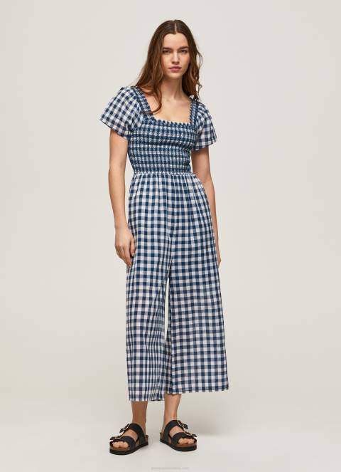 žene multi dugi kombinezon s kariranim printom Pepe Jeans JZ8H185