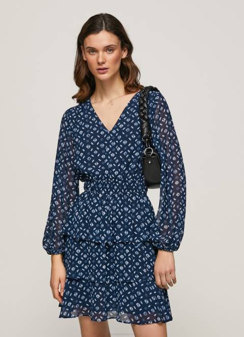 žene multi eyra mini haljina s printom Pepe Jeans JZ8H198