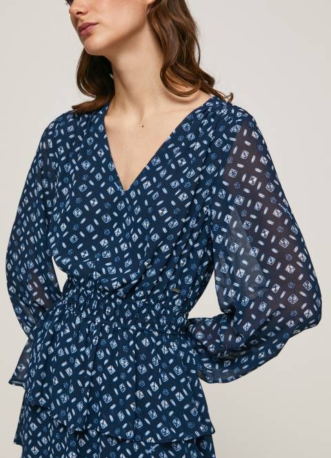 žene multi eyra mini haljina s printom Pepe Jeans JZ8H198