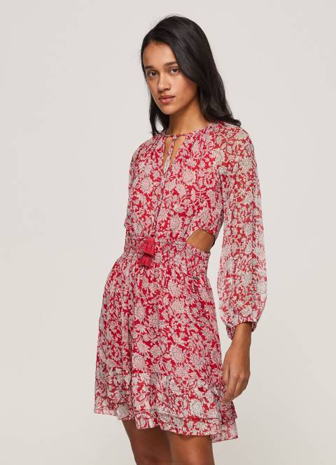 žene multi haljina s cvjetnim printom Pepe Jeans JZ8H144