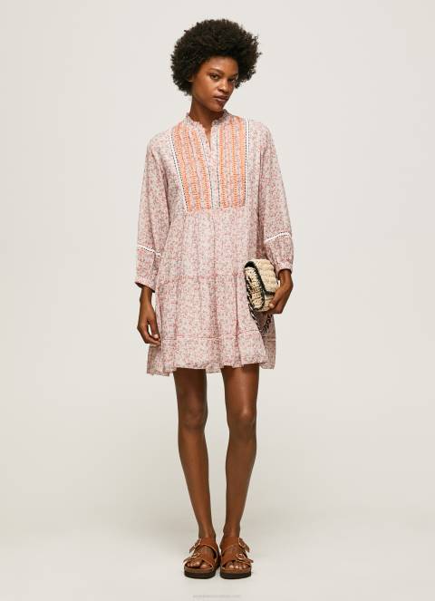 žene multi haljina s cvjetnim uzorkom Pepe Jeans JZ8H181