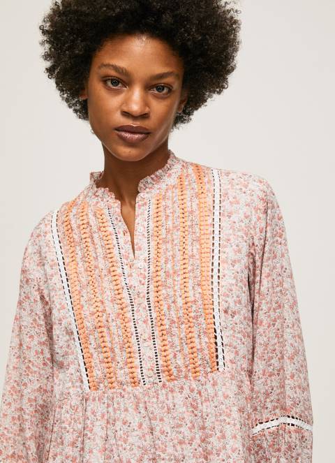 žene multi haljina s cvjetnim uzorkom Pepe Jeans JZ8H181