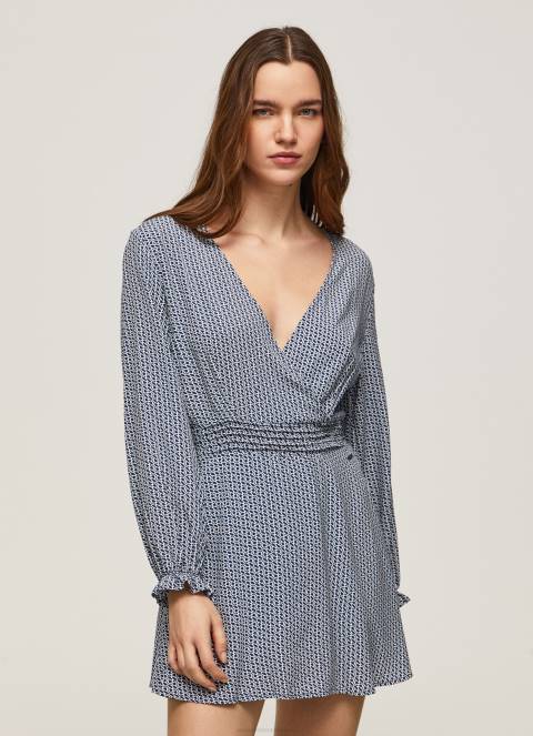 žene multi haljina s printom logotipa Pepe Jeans JZ8H160