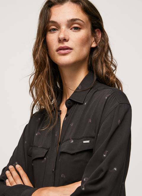 žene multi kratka haljina s paisley printom Pepe Jeans JZ8H155