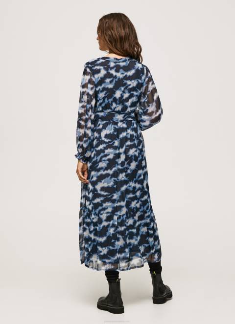 žene multi midi haljina s blita printom Pepe Jeans JZ8H194