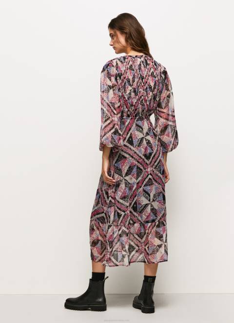 žene multi midi haljina s paisley detaljima Pepe Jeans JZ8H180