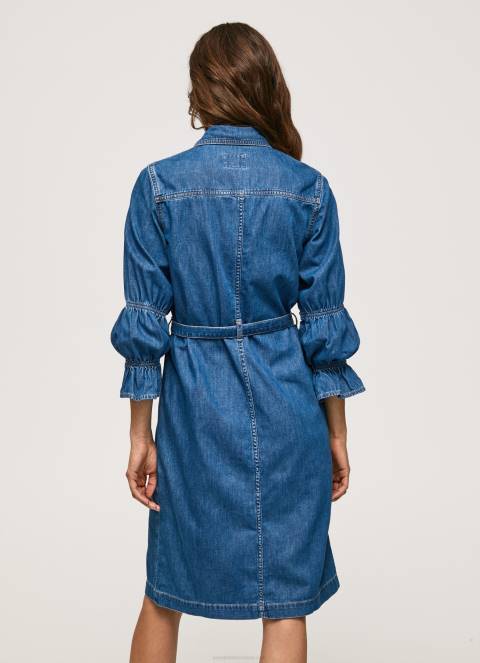 žene traper kratka traper košulja haljina Pepe Jeans JZ8H101