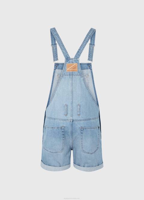 žene traper kratke hlače od pamučnog trapera Pepe Jeans JZ8H175