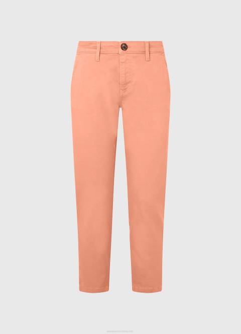 žene breskva maura obične chino hlače Pepe Jeans JZ8H308