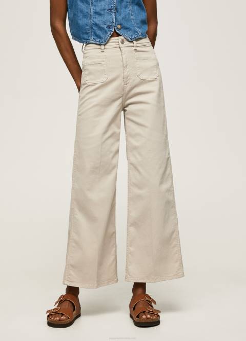 žene kamen lepršave pamučne hlače Pepe Jeans JZ8H312