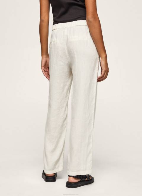 žene mousse ravne hlače od lepršave tkanine Pepe Jeans JZ8H311