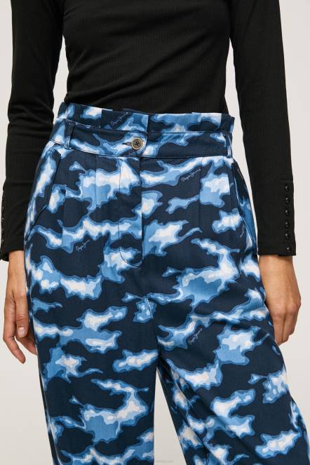 žene multi hlače s kamuflažnim printom Pepe Jeans JZ8H305