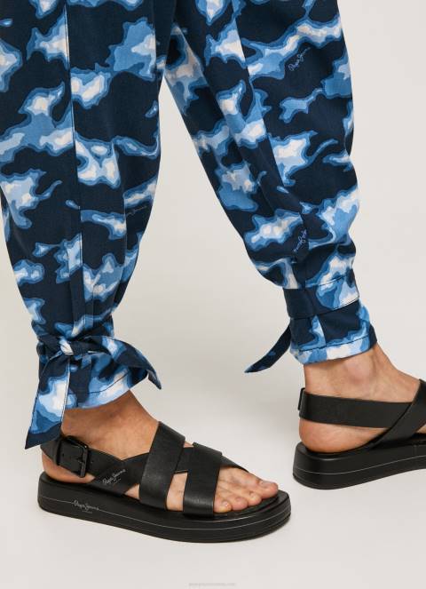 žene multi hlače s kamuflažnim printom Pepe Jeans JZ8H305