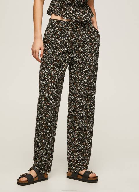 žene multi široke hlače s cvjetnim uzorkom Pepe Jeans JZ8H292