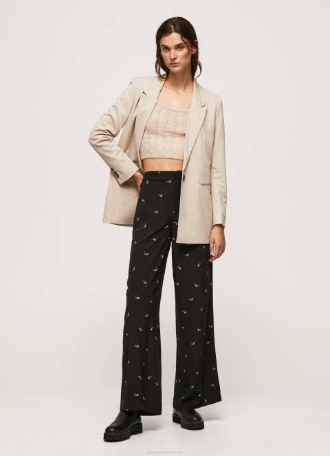 žene multi paisley print hlače Pepe Jeans JZ8H293