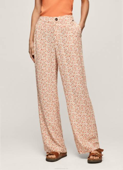 žene multi ravne hlače s cvjetnim uzorkom Pepe Jeans JZ8H314