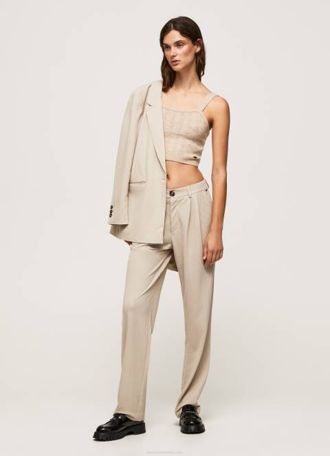 žene polirati lepršave chino hlače Pepe Jeans JZ8H295