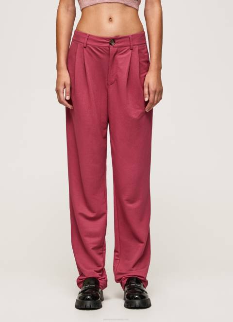 žene tamno rumenilo lepršave chino hlače Pepe Jeans JZ8H296