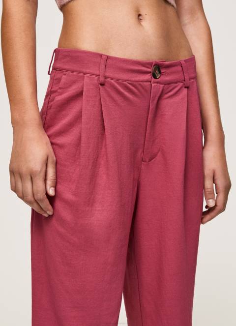 žene tamno rumenilo lepršave chino hlače Pepe Jeans JZ8H296