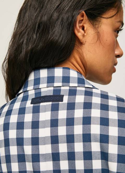 žene multi blejzer s kariranim uzorkom Pepe Jeans JZ8H136