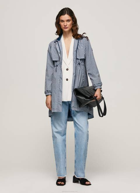 žene multi svijetla parka s logotipom na cijeloj površini Pepe Jeans JZ8H137