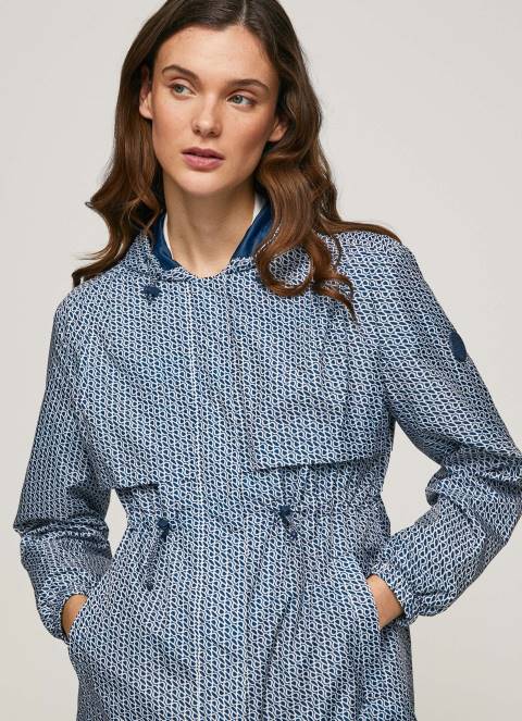 žene multi svijetla parka s logotipom na cijeloj površini Pepe Jeans JZ8H137