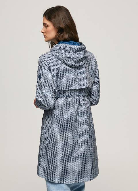 žene multi svijetla parka s logotipom na cijeloj površini Pepe Jeans JZ8H137