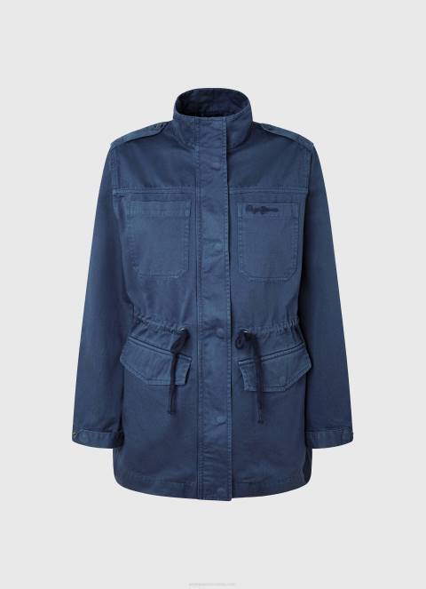 žene ocean pamučna parka s printom union jack Pepe Jeans JZ8H127