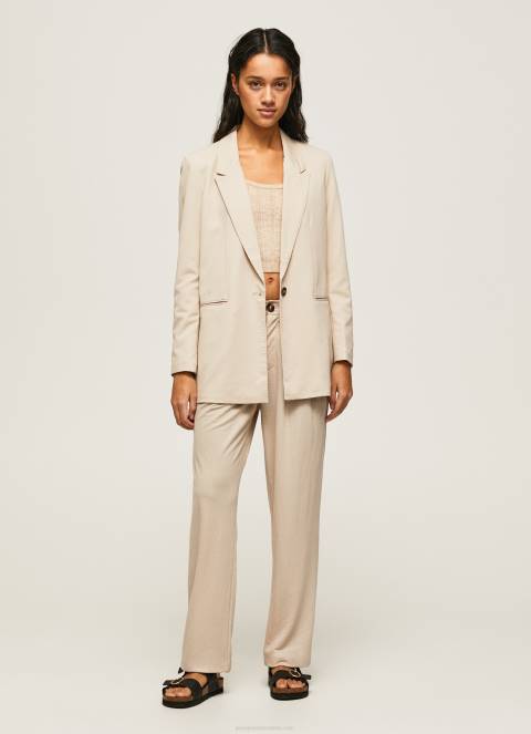 žene polirati obični blejzer s jastučićima za ramena Pepe Jeans JZ8H134