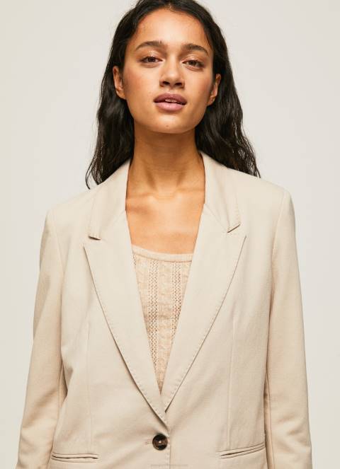 žene polirati obični blejzer s jastučićima za ramena Pepe Jeans JZ8H134