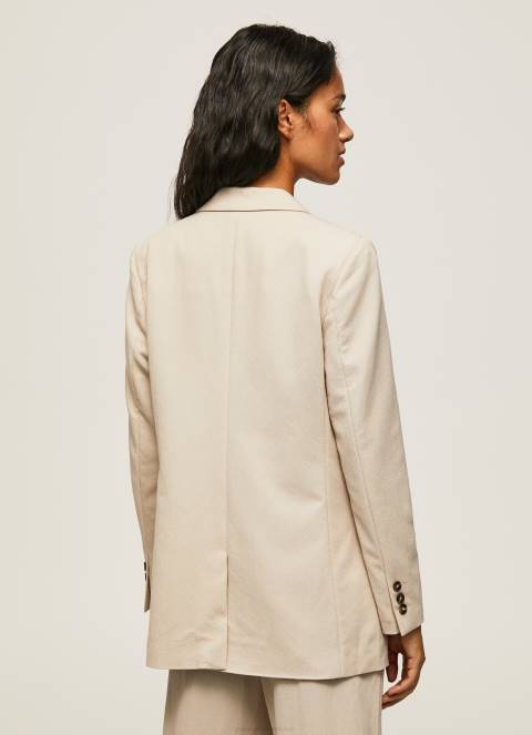 žene polirati obični blejzer s jastučićima za ramena Pepe Jeans JZ8H134