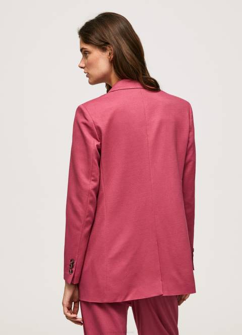 žene tamno rumenilo obični blejzer s jastučićima za ramena Pepe Jeans JZ8H112